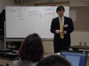 講師は川上先生です。
